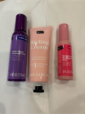 New b.pure Styling Cream & Hair Care Trio -